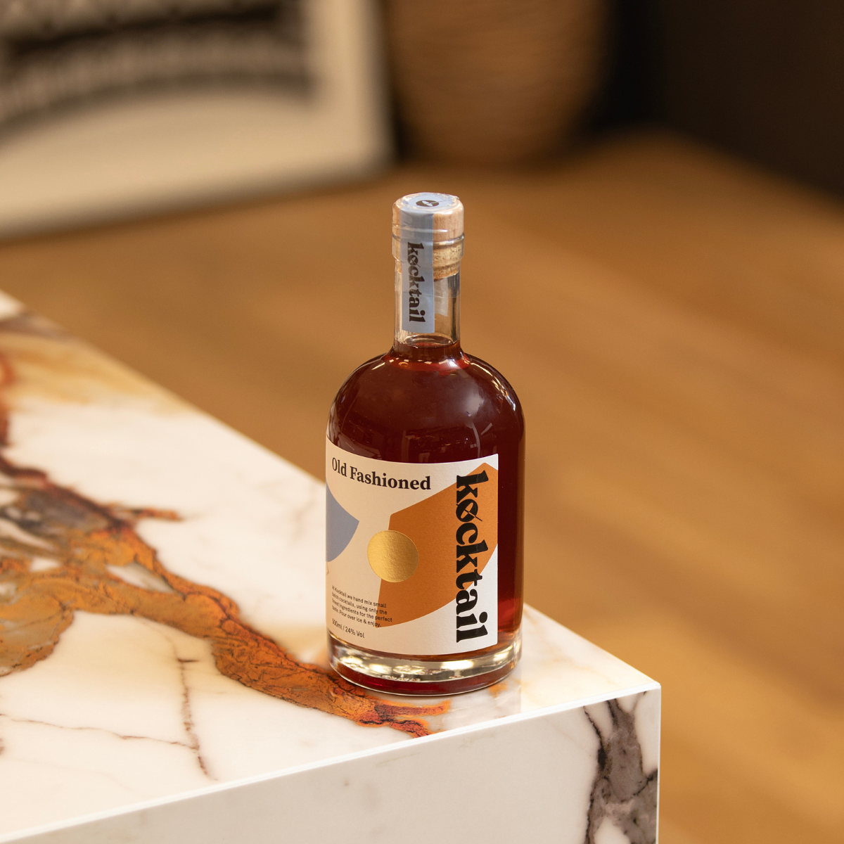 Kocktail Classic Old Fashioned 50cl bottle featuring rich amber colour and premium label design
